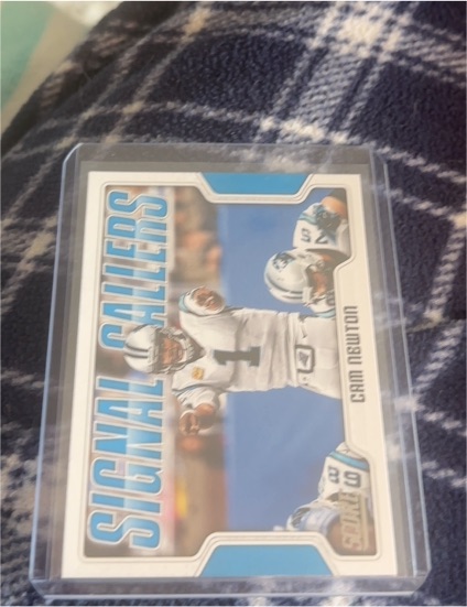 2018 Score #5 Cam Newton Signal Callers — front