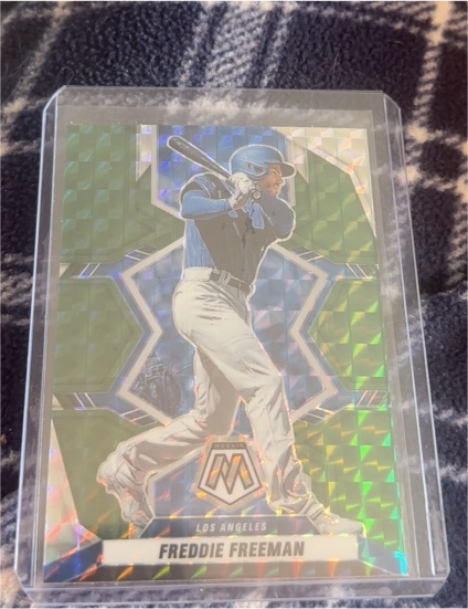 2022 Panini Mosaic Silver Mosaic #91 Freddie Freeman — front