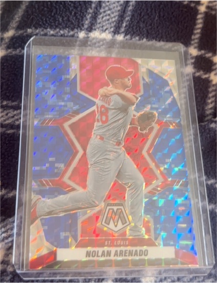2022 Panini Mosaic Silver Mosaic Prizm #69 Nolan Arenado — front