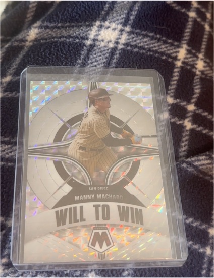 2022 Panini Mosaic #WW-3 Manny Machado Will to Win — front