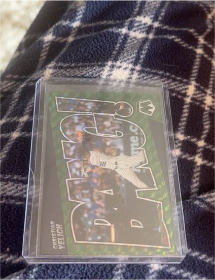2022 Panini Mosaic Bang! #BG-6 Christian Yelich — front