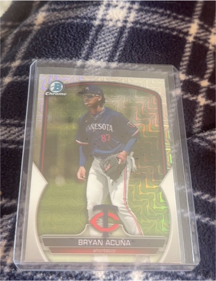 2023 Bowman Chrome Prospects Mojo Refractor #BCP-193 Bryan Acuña — front