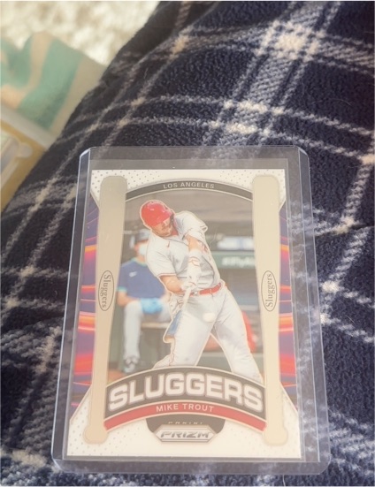 2021 Panini Prizm Sluggers #SL15 Mike Trout — front