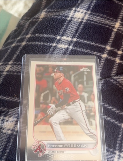 2022 Topps Chrome #ATL-5 Freddie Freeman — front