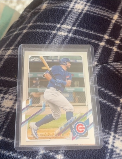 2021 Topps Chrome #203 Kyle Schwarber — front