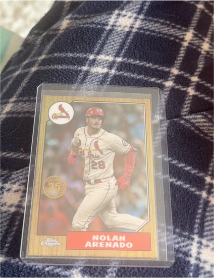 2022 Topps Chrome 1987 Topps Baseball #87BC-5 Nolan Arenado — front