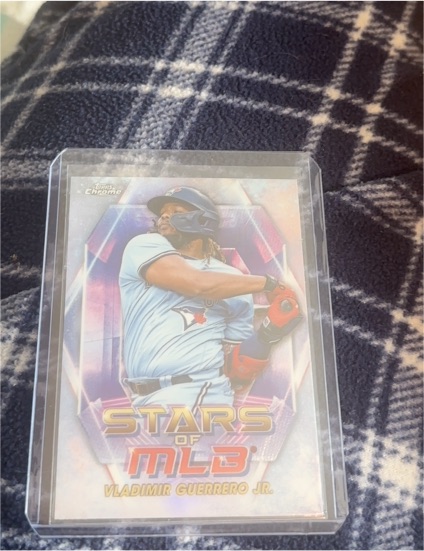 2023 Topps Series 1 - Stars of MLB Chrome #SMLBC-19 Vladimir Guerrero Jr. — front