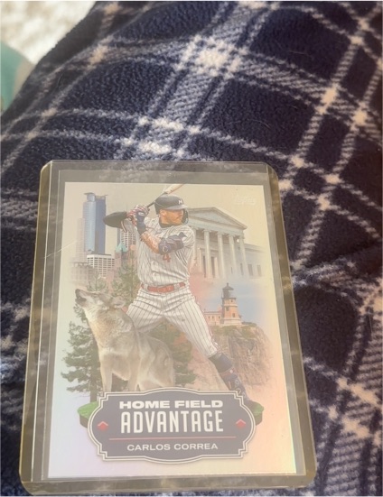 2023 Topps Update Series Home Field Advantage #HA-25 Carlos Correa — front