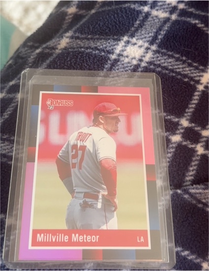 2022 Donruss #265 Mike Trout Millville Meteor — front