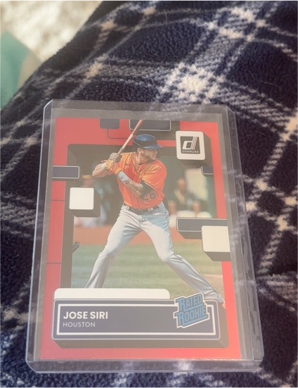 2022 Donruss #62 Jose Siri Rated Rookie — front
