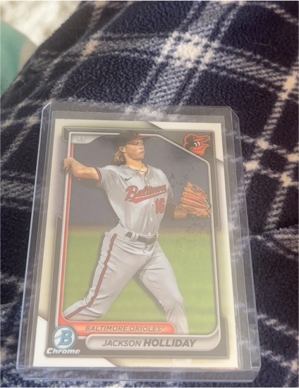 2024 Bowman Chrome Prospects #BCP-47 Jackson Holliday — front