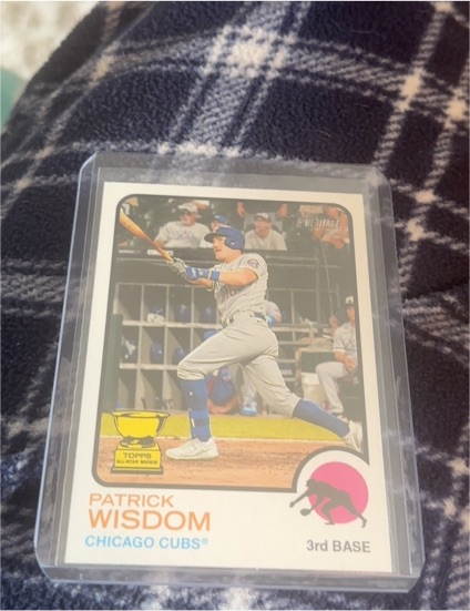 2022 Topps Heritage #276 Patrick Wisdom — front