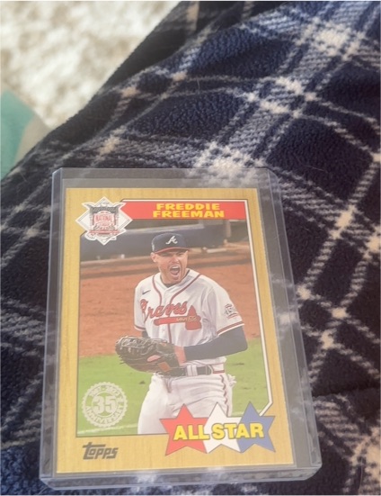 2022 Topps Series 2 - 1987 Topps All-Star Baseball Freddie Freeman #87AS-35 — front