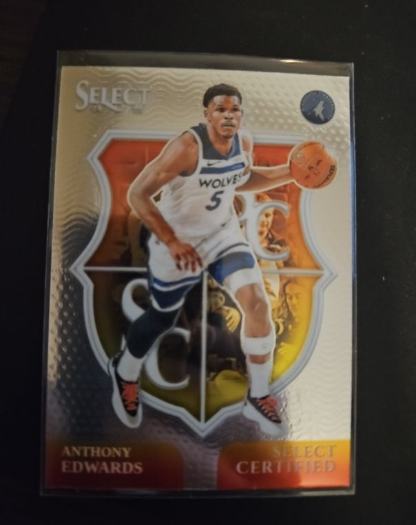 2024-25 Panini Select #11 Anthony Edwards Select Certified — front