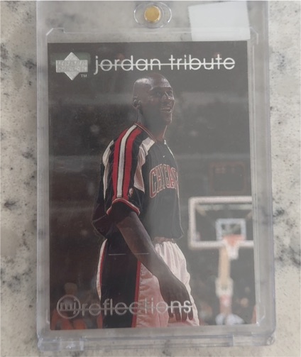 1997 Upper Deck Tribute #MJ80 Michael Jordan — front