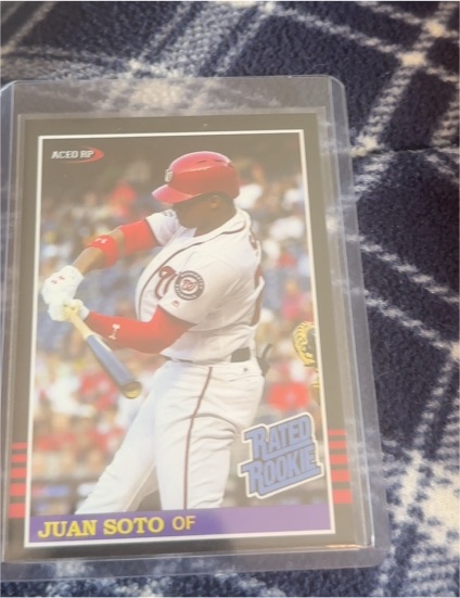 1987 Donruss Rated Rookie Juan Soto — front