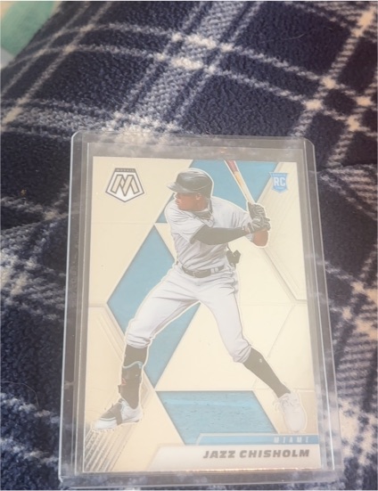 2021 Panini Mosaic #243 Jazz Chisholm RC — front
