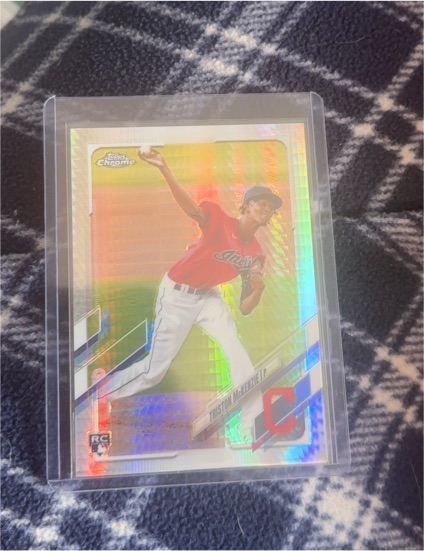 2021 Topps Chrome #21 Triston McKenzie — front