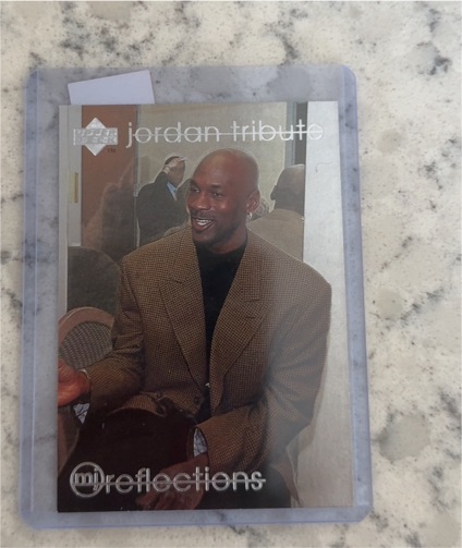 1997 Upper Deck Jordan Tribute #MJ87 Michael Jordan — front