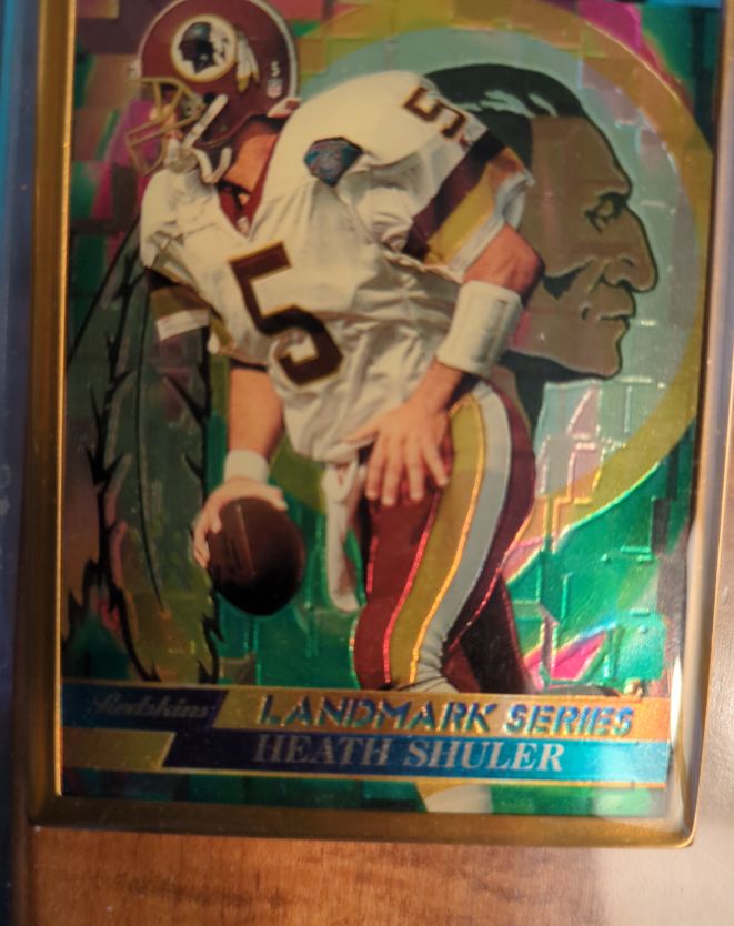 1995 Topps Finest Landmark Series Heath Shuler — front