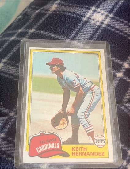 1981 Topps #420 Keith Hernandez — front