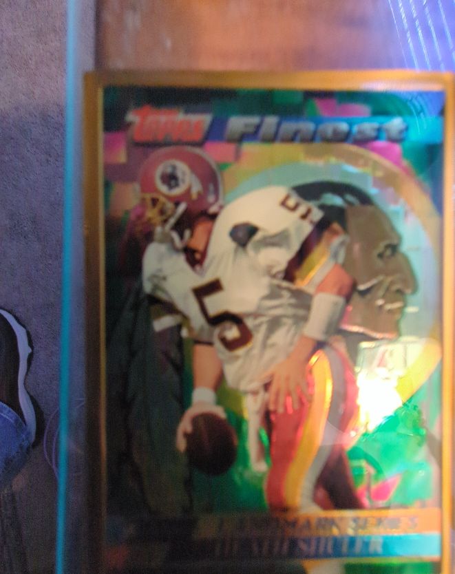 1990 Topps Finest #14 Heath Shuler — front