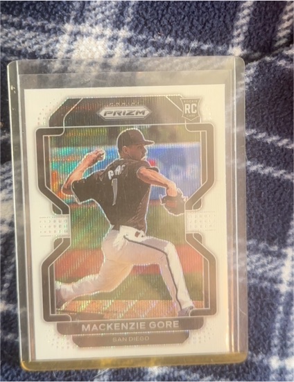 2022 Panini Prizm Mackenzie Gore Rookie Card — front