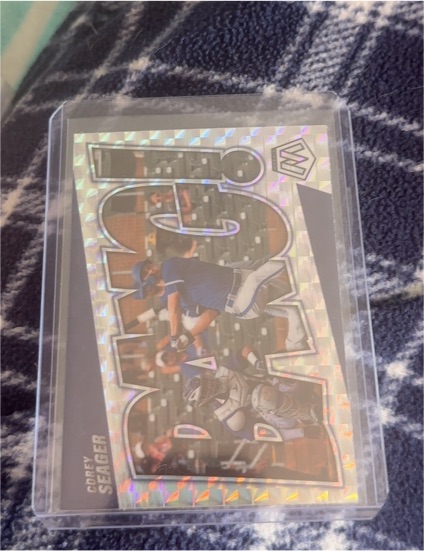 2022 Panini Mosaic Bang! #BG-9 Corey Seager — front