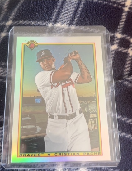 2020 Bowman Chrome #90B-CP Cristian Pache — front