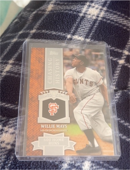2013 Topps Chasing History #CH-47 Willie Mays — front