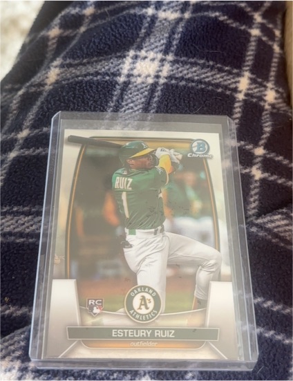 2023 Bowman Chrome #46 Esteury Ruiz — front