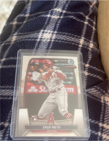 2023 Bowman Chrome #64 Zach Neto — front