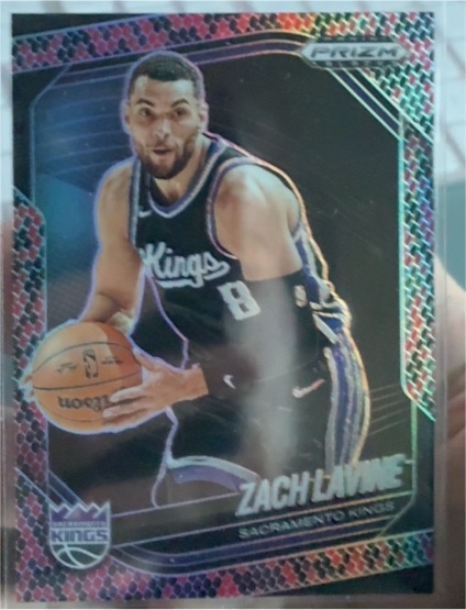 2024-25 Panini Prizm Black #53 Zach LaVine — front
