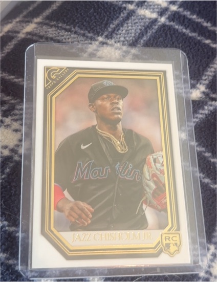 2021 Topps Gallery #36 Jazz Chisholm Jr. — front