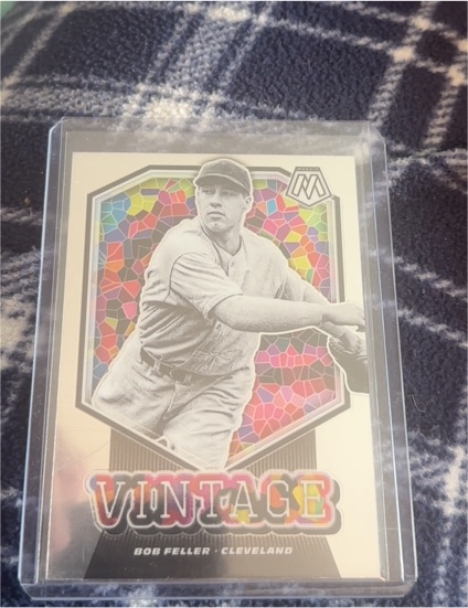 2021 Panini Mosaic Vintage #V12 Bob Feller — front