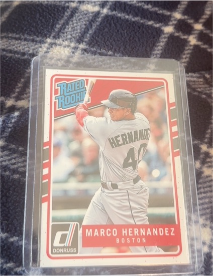 2017 Donruss #219 Marco Hernandez — front