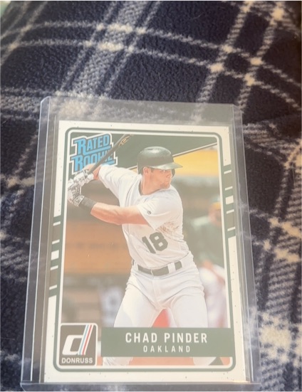 2018 Donruss #18 Chad Pinder — front
