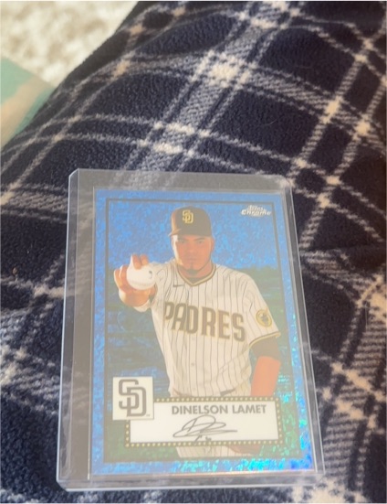 2021 Topps Chrome Platinum Anniversary #436 Dinelson Lamet — front