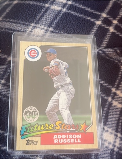 2017 Topps 30th Anniversary 1987 Future Stars #87-92 Addison Russell — front