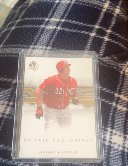 2008 Upper Deck SP Authentic Rookie Exclusives #RE-JB Jay Bruce — front