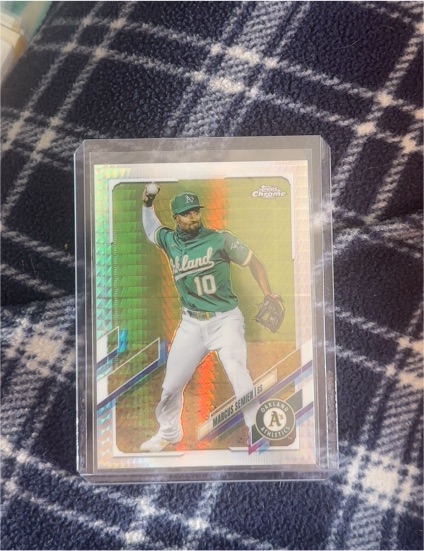 2021 Topps Chrome #8 Marcus Semien — front
