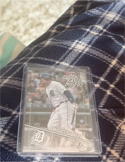 2022 Topps 2021's Greatest Hits #21GH-13 Miguel Cabrera — front