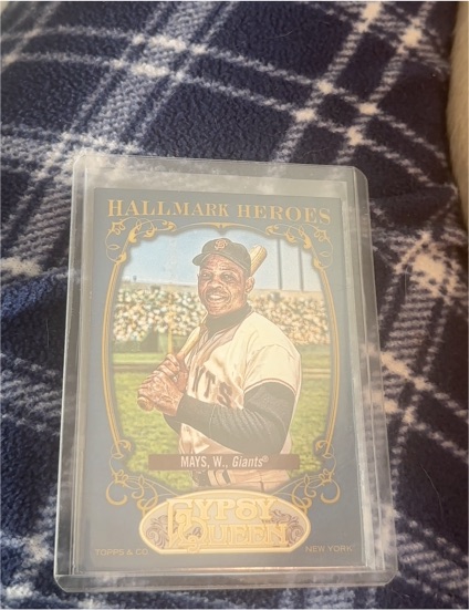 2012 Topps Gypsy Queen Hallmark Heroes #HH-WM Willie Mays — front
