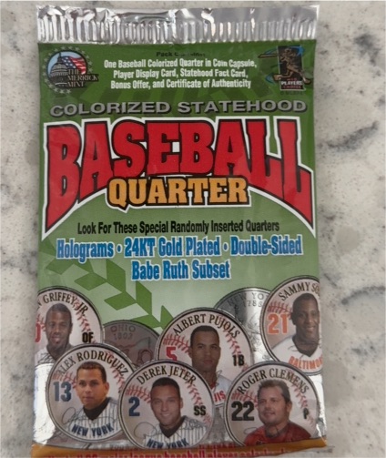 2005 Merrick Mint Colorized Statehood Baseball Quarter — front
