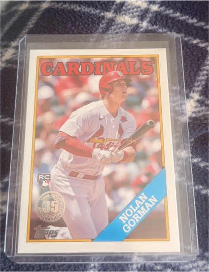 2023 Topps Series 1 #T88-97 Nolan Gorman — front