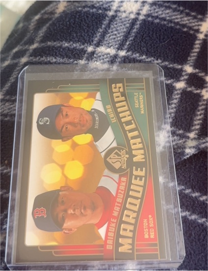2008 Upper Deck SP Authentic Marquee Matchups #MM-19 Ichiro Suzuki / Daisuke Matsuzaka — front