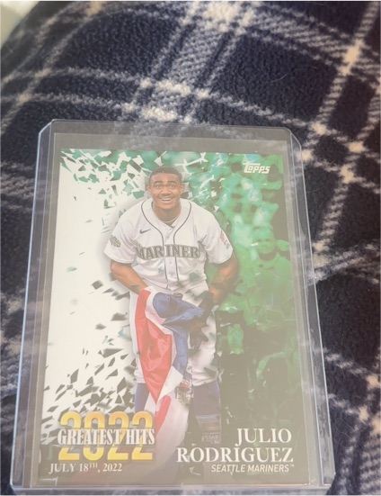 2023 Topps Series 1 2022 Greatest Hits #22GH-22 Julio Rodriguez — front