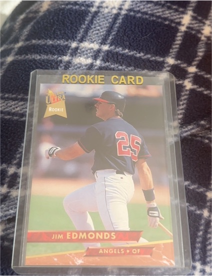 1993 Fleer Ultra #519 Jim Edmonds — front