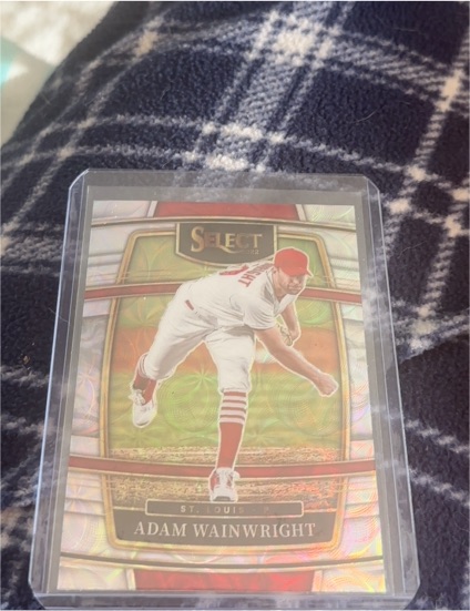 2022 Panini Select Scope Prizm #93 Adam Wainwright — front