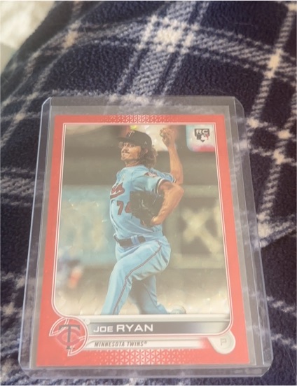 2022 Topps #390 Joe Ryan — front